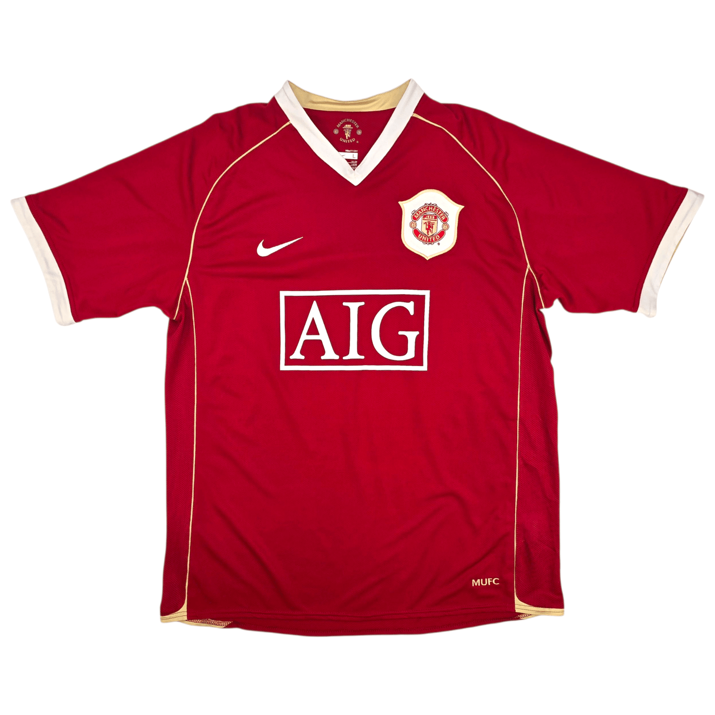 2006/07 Manchester United Home Football Shirt (L) Nike #7 Ronaldo