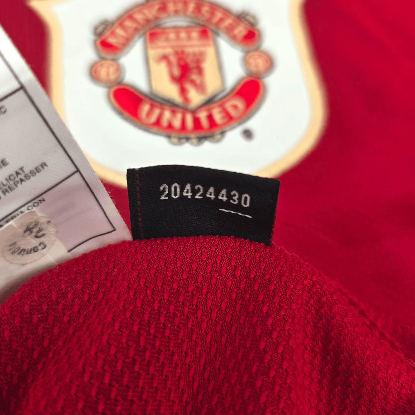 2006/07 Manchester United Home Football Shirt (L) Nike #7 Ronaldo