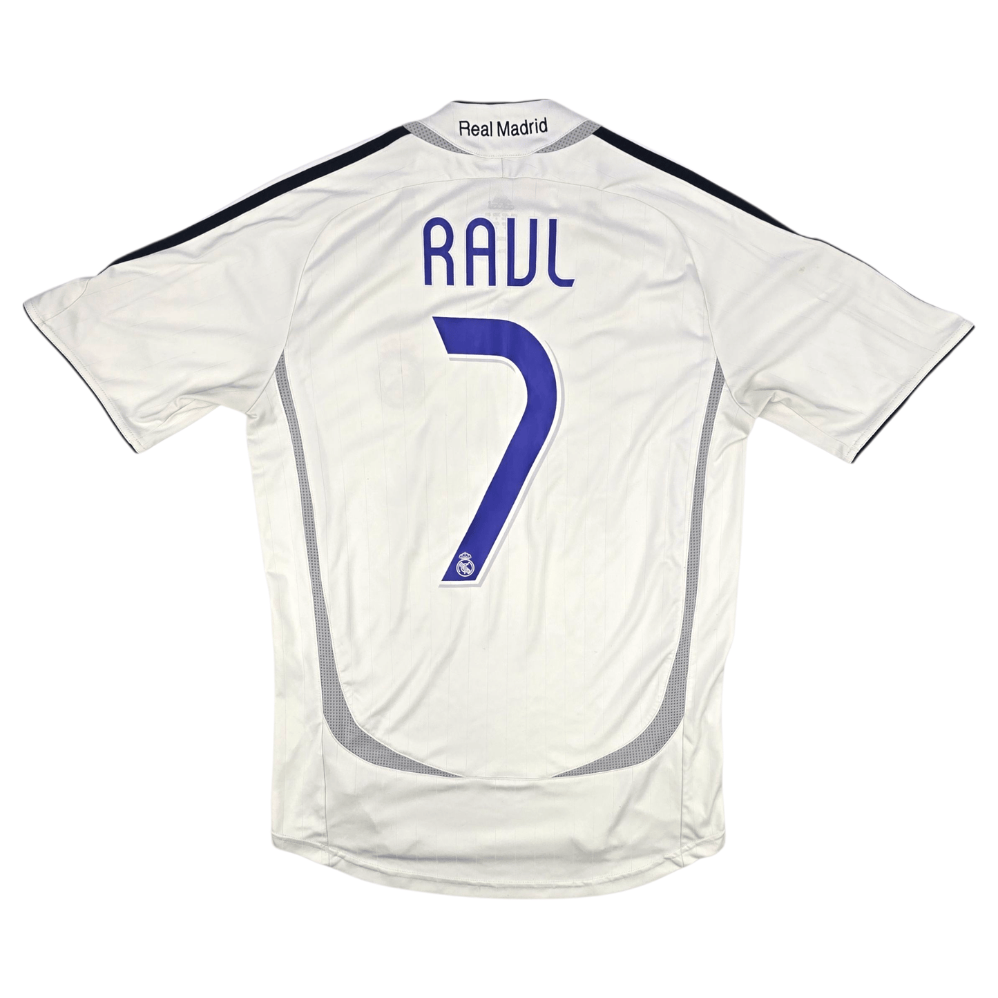 2006/07 Real Madrid Home Football Shirt (S) Adidas #7 Raul