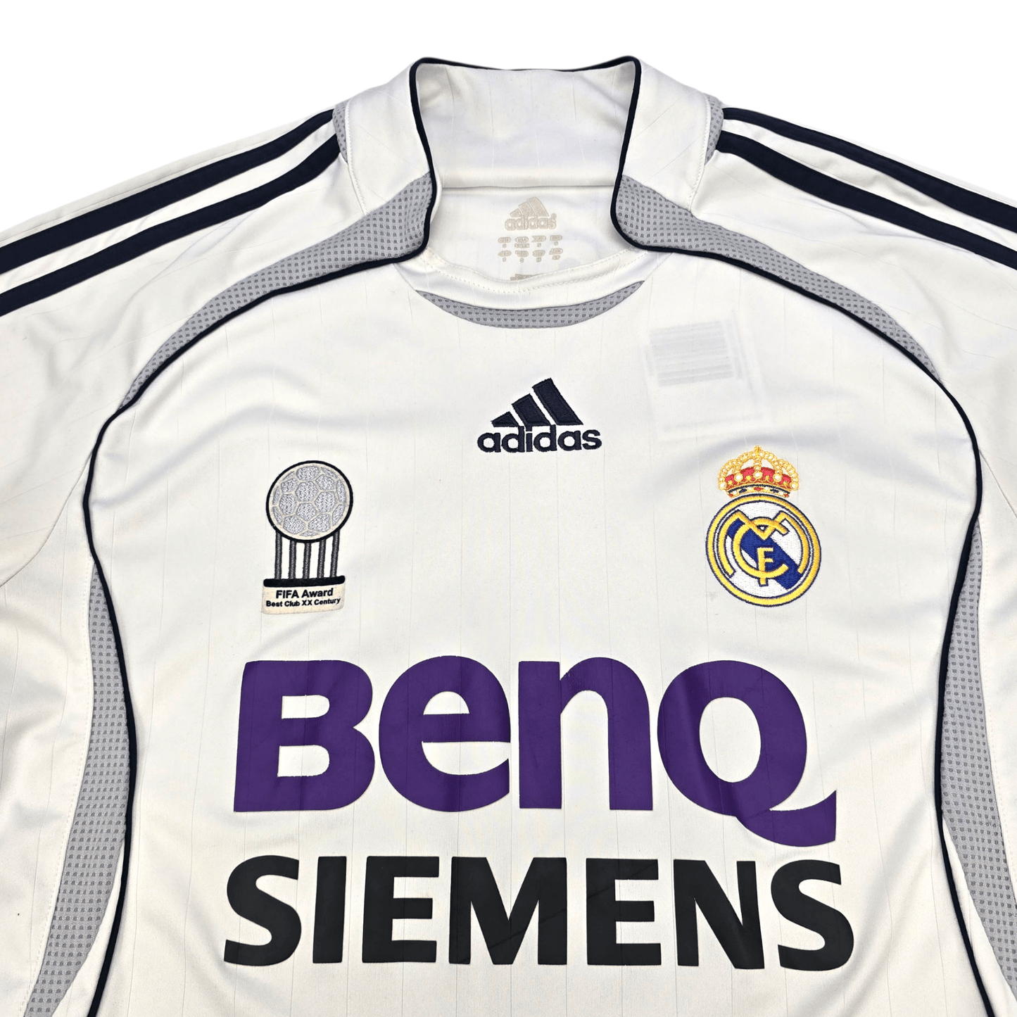 2006/07 Real Madrid Home Football Shirt (S) Adidas #7 Raul