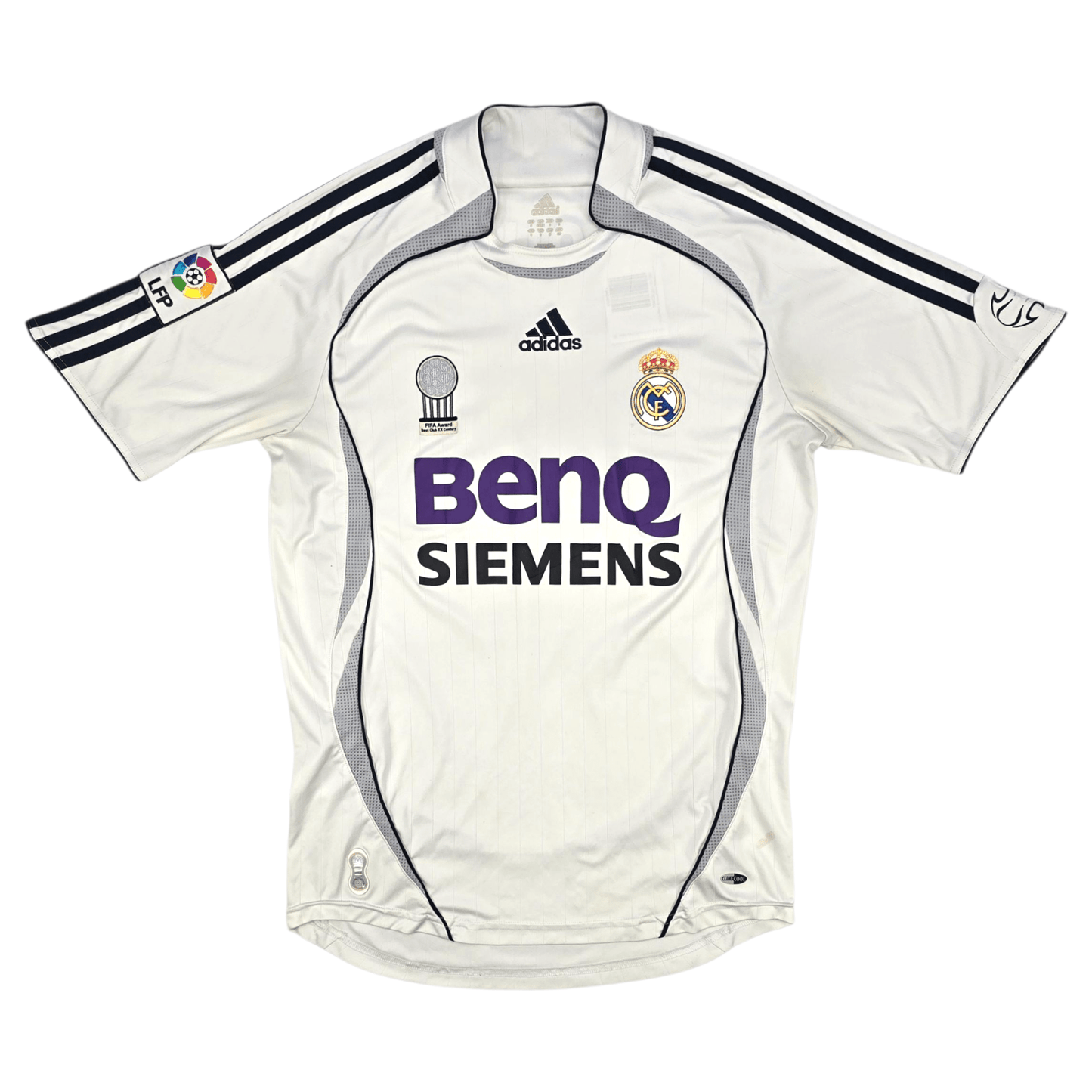 2006/07 Real Madrid Home Football Shirt (S) Adidas #7 Raul