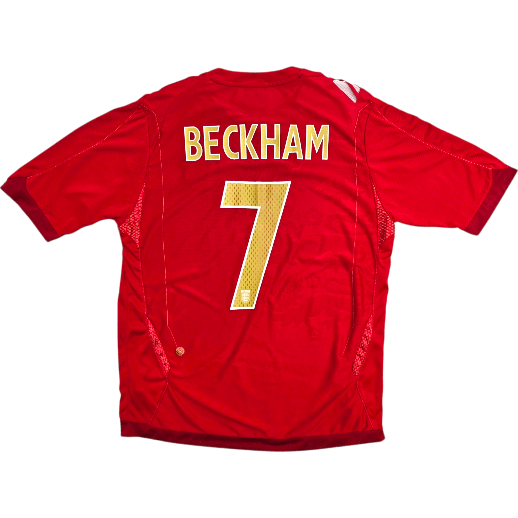 2006/08 England Away Football Shirt (L) Umbro #7 Beckham – Casual