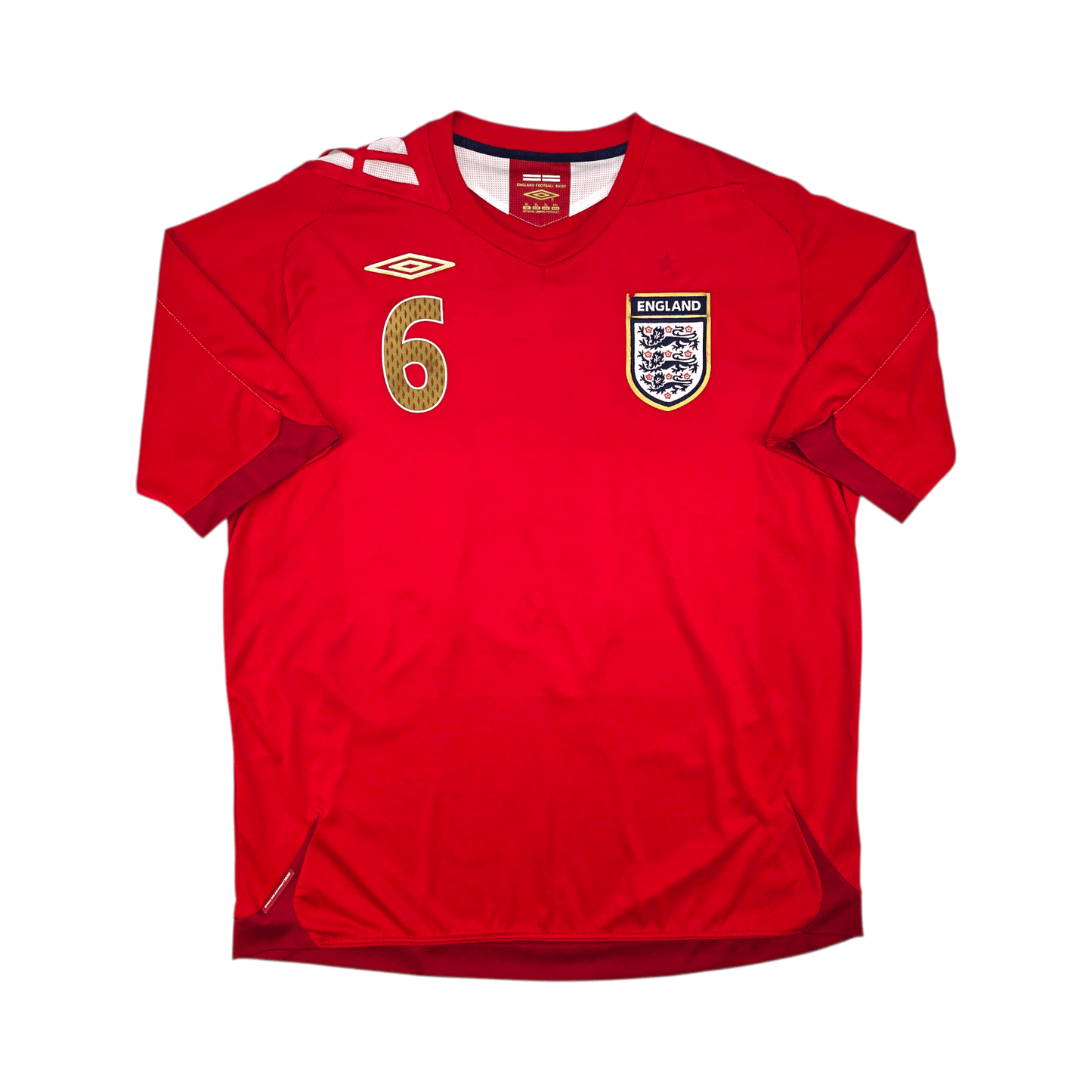 2006/08 England Away Football Shirt (XL) Umbro #6 Terry