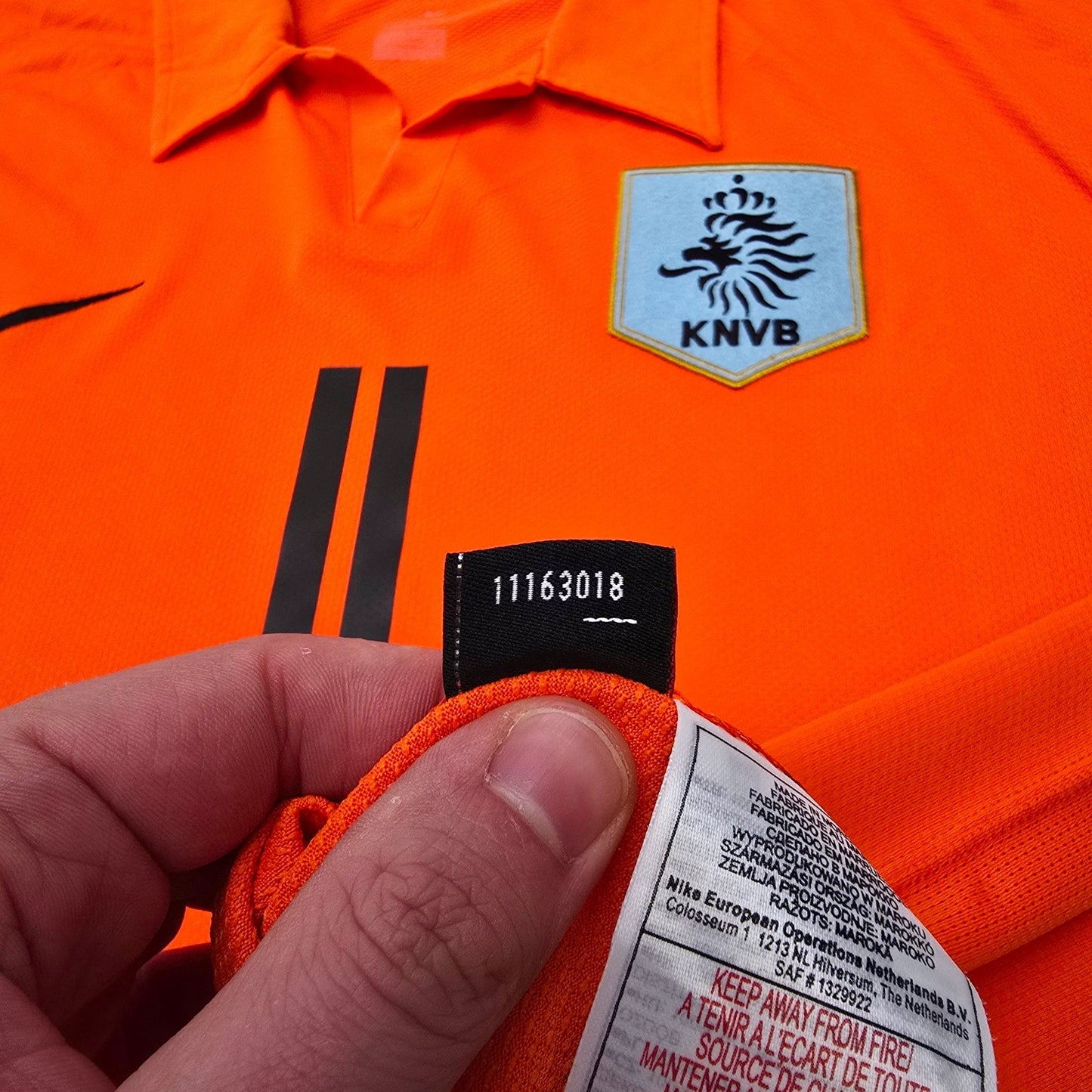 2006/08 Holland Home Football Shirt (2XL) Nike #11 Robben