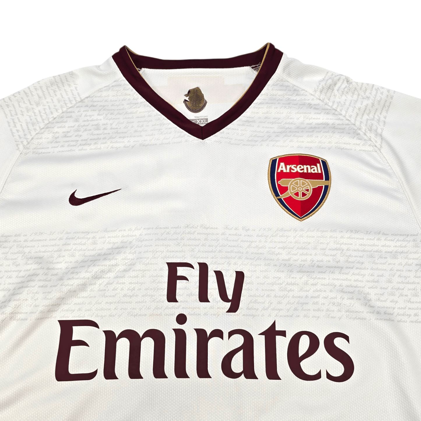 2007/08 Arsenal Away Football Shirt (2XL) Nike #4 Fabregas