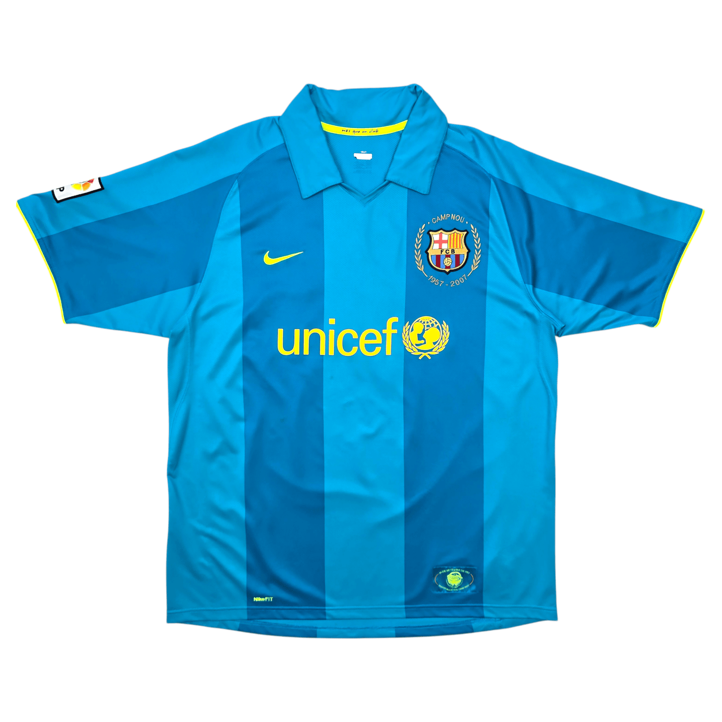 2007/08 Barcelona Away Football Shirt (XL) Nike #19 Messi