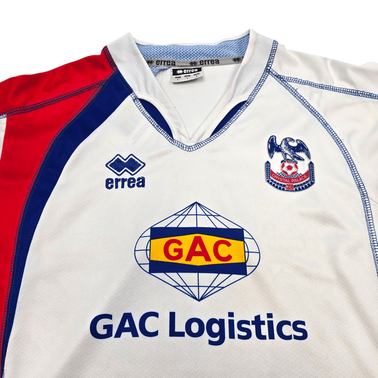 2007/08 Crystal Palace Away Football Shirt (L) Errea
