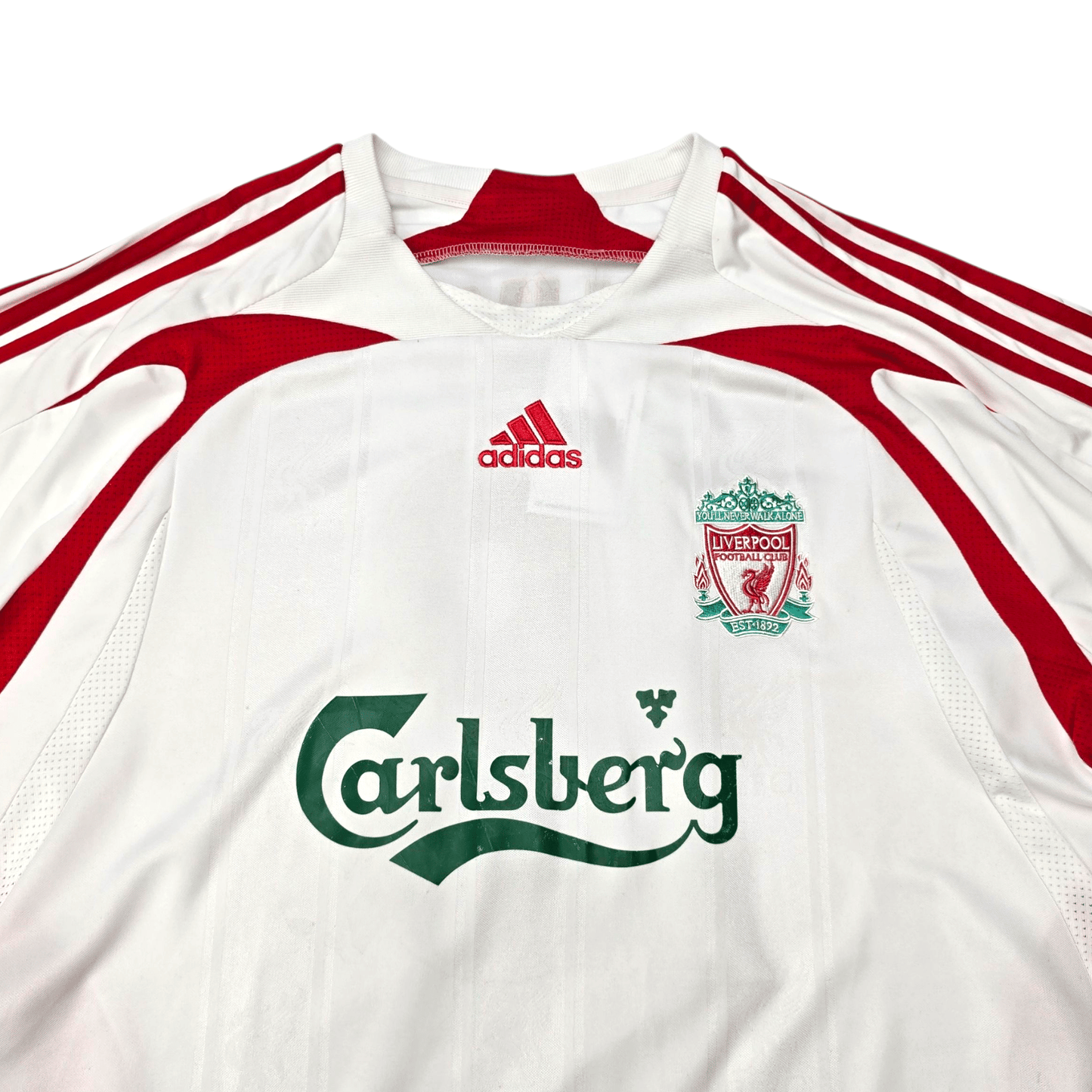 2007/08 Liverpool Away Football Shirt (2XL) Adidas #18 Kuyt