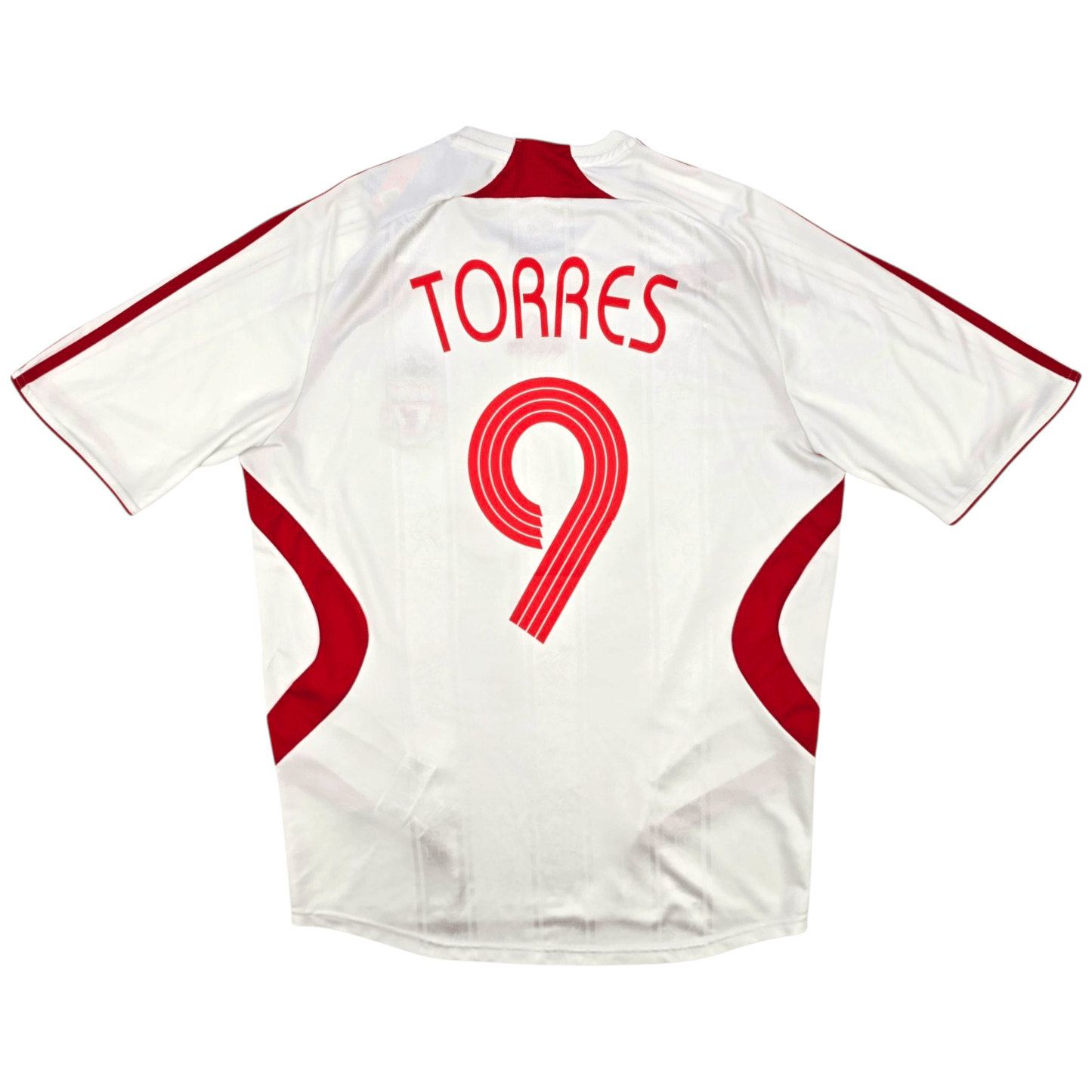 2007/08 Liverpool Away Football Shirt (M) Adidas #9 Torres
