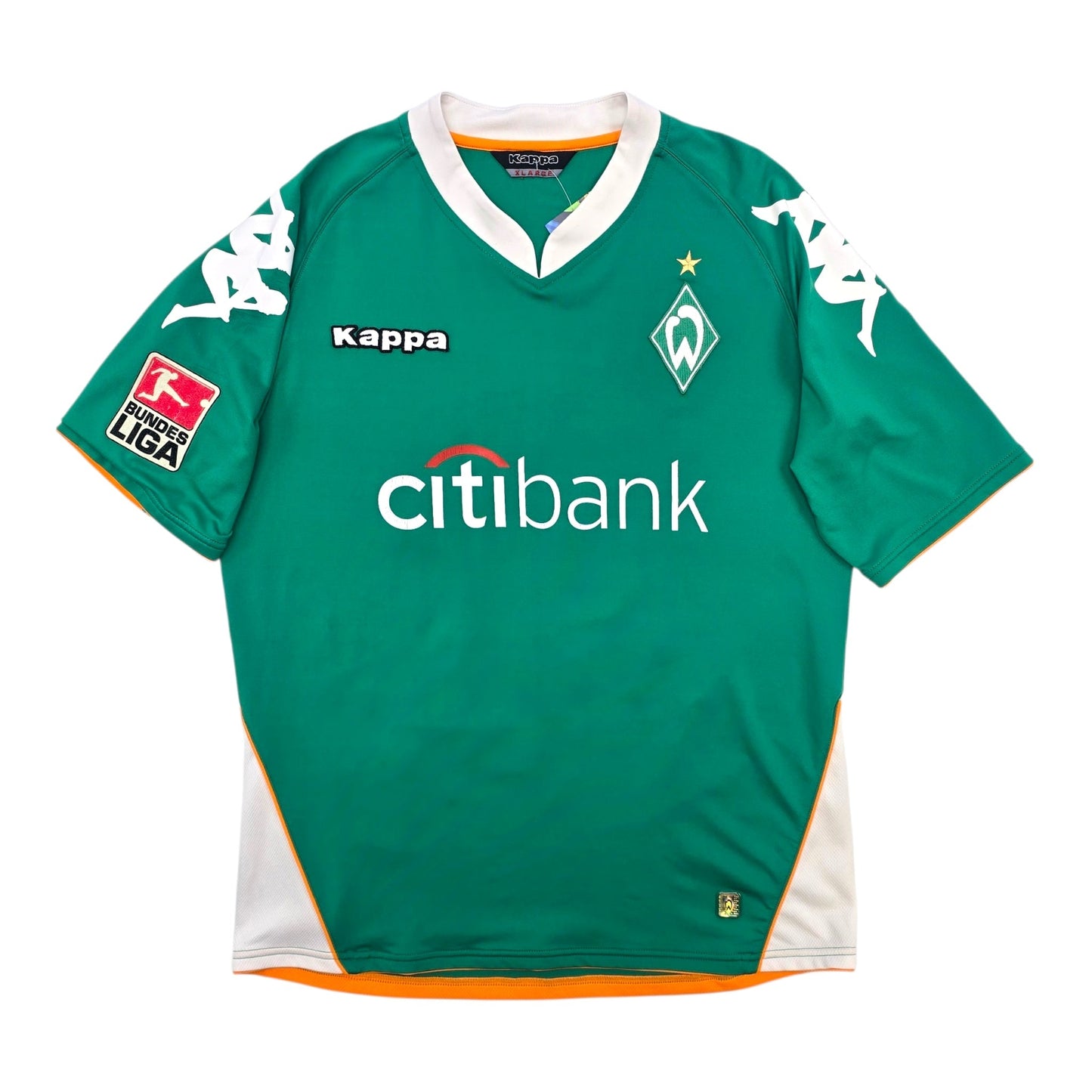 2007/08 Werder Bremen Home Football Shirt (XL) Kappa #22 Frings