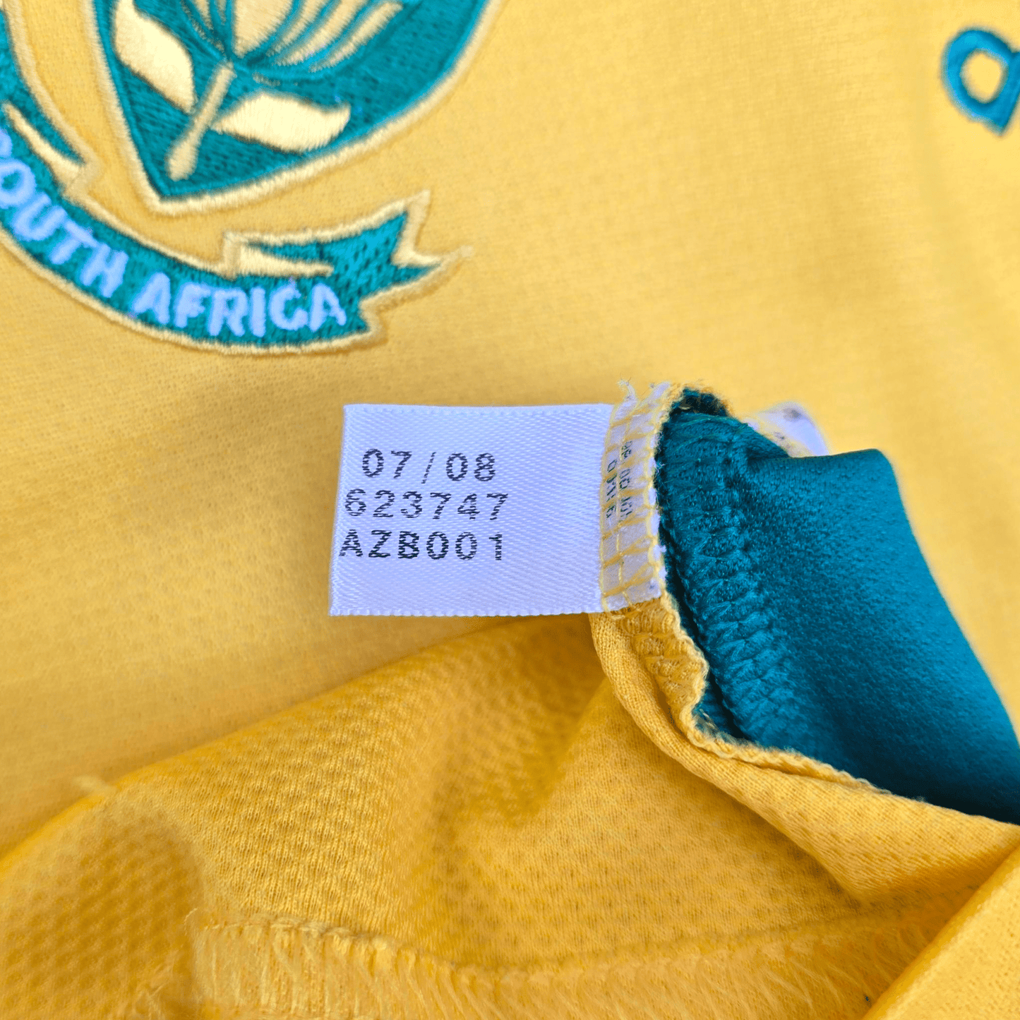 2007/09 South Africa Home Football Shirt (S) Adidas #17 McCarthy