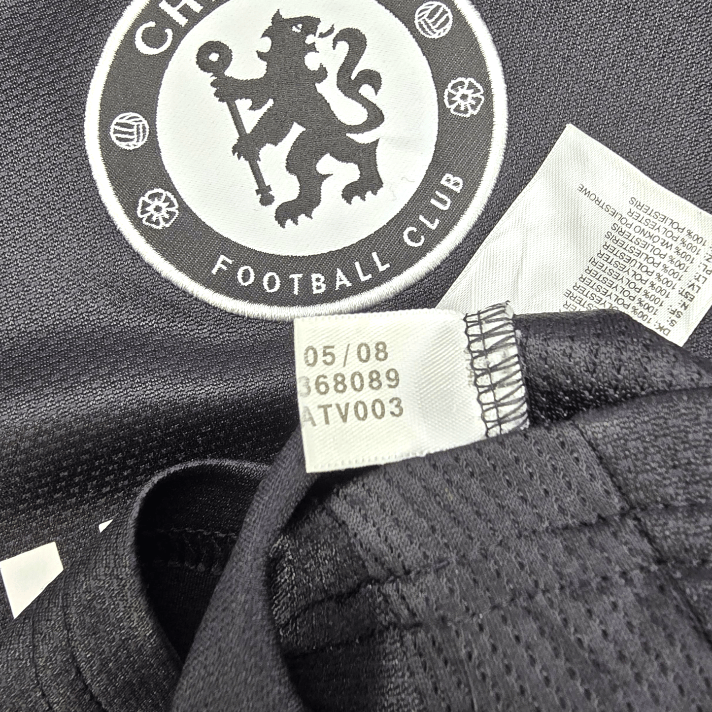 2008/09 Chelsea Away Football Shirt (M) Adidas #5 Essien