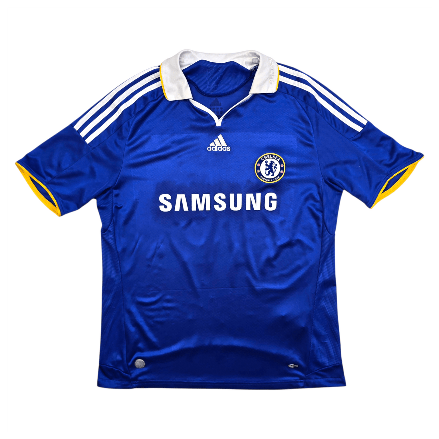 2008/09 Chelsea Home Football Shirt (L) Adidas #13 Ballack