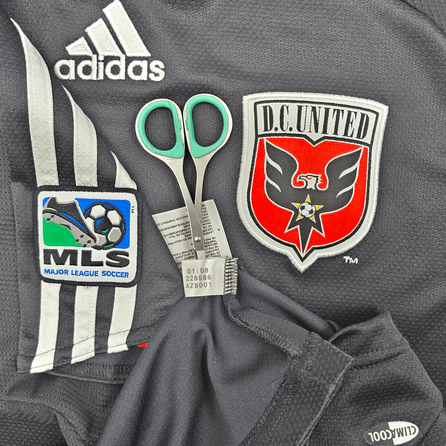 2008/09 DC United Home Football Shirt (L) Adidas