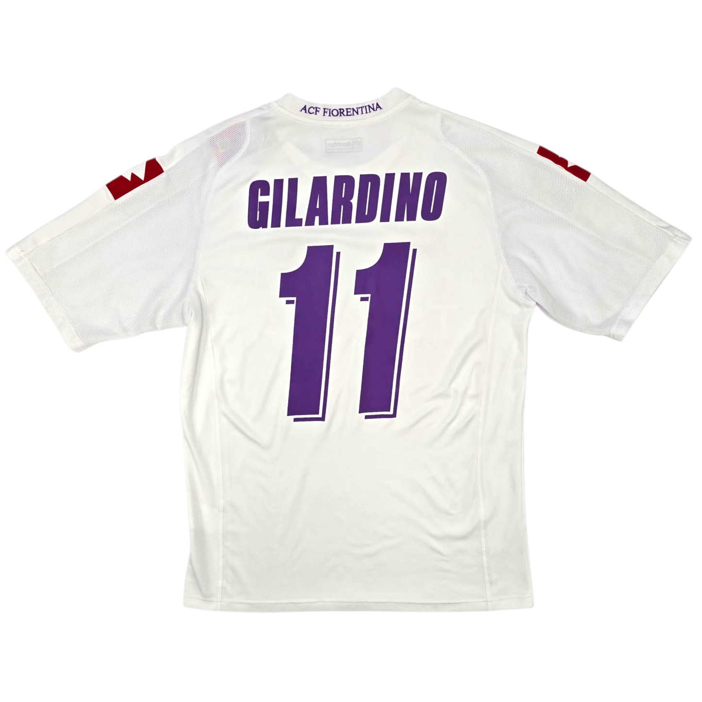 2008/09 Fiorentina Away Football Shirt (L) Lotto #11 Gilardino