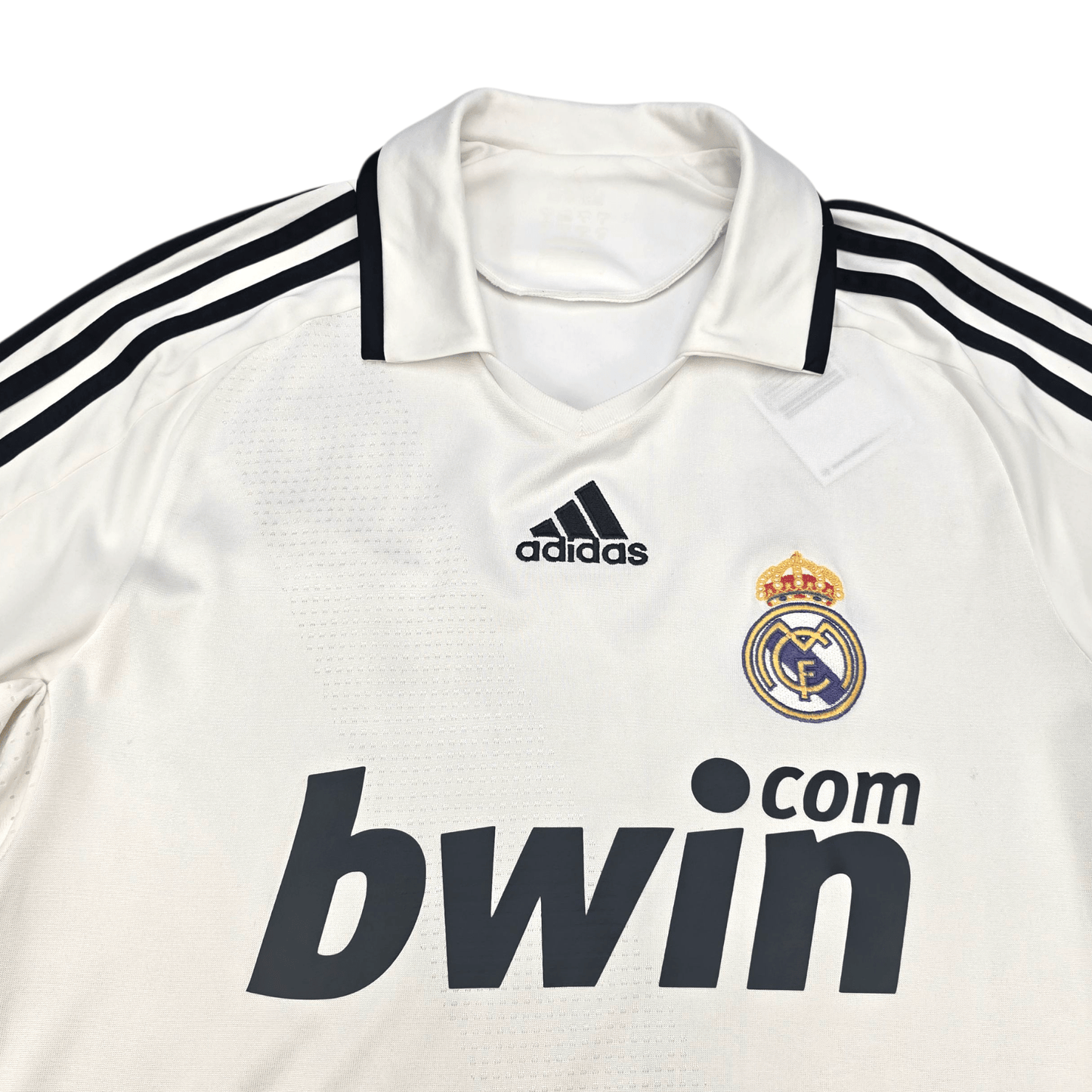 2008/09 Real Madrid Home Football Shirt (S) Adidas #17 V.Nistelrooy