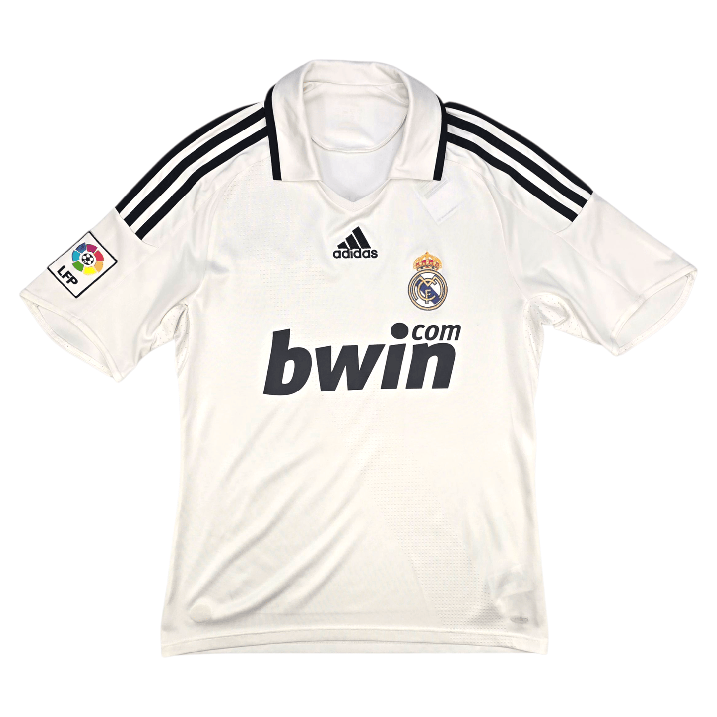 2008/09 Real Madrid Home Football Shirt (S) Adidas #17 V.Nistelrooy