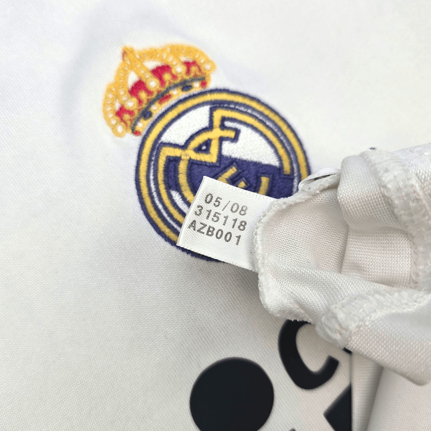 2008/09 Real Madrid Home Football Shirt (S) Adidas #17 V.Nistelrooy