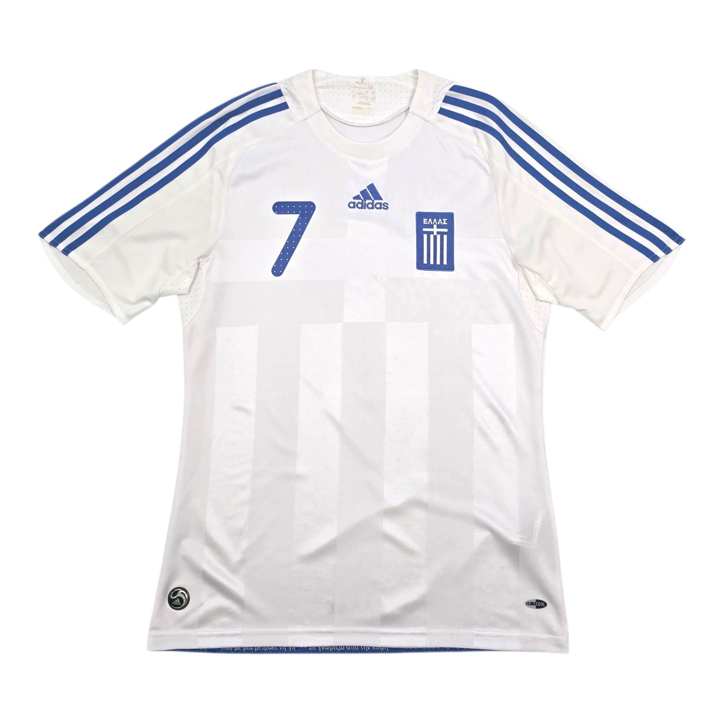 2008/10 Greece Away Football Shirt (M) Adidas #7 Samaras