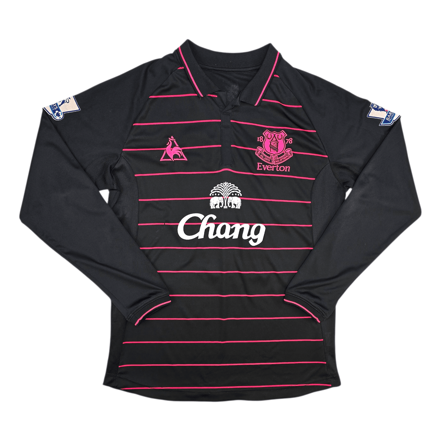 2009/10 Everton Away Football Shirt (M) Le Coq Sportif #17 Cahill