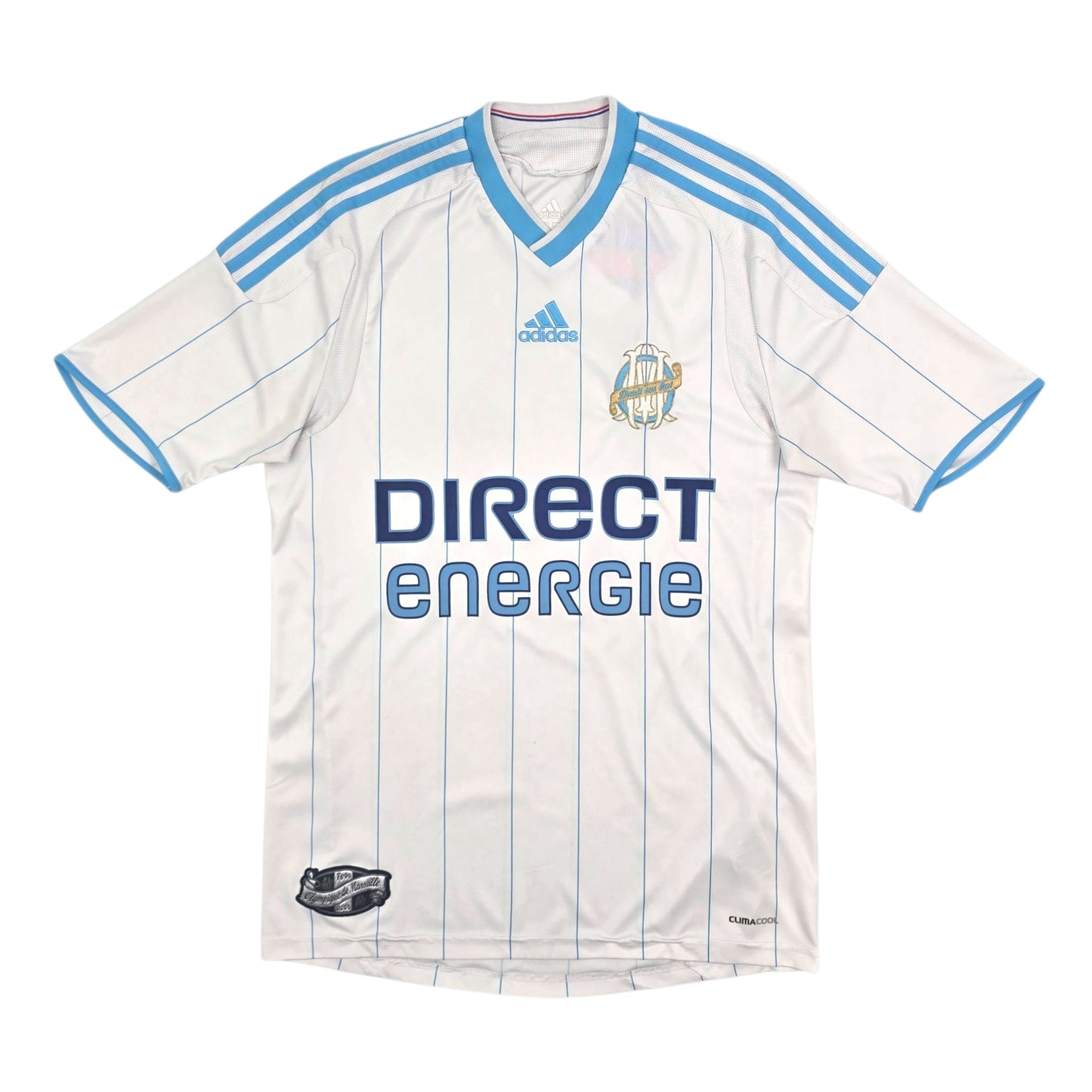 2009/10 Olympique Marseille Home Football Shirt (S) Adidas #10 Ben Arfa