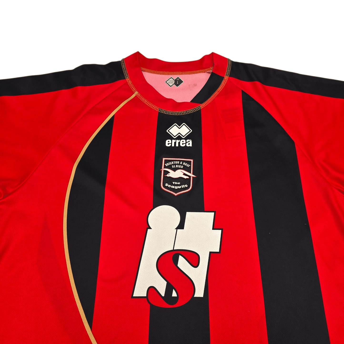 2009/11 Brighton Away Football Shirt (L) Errea