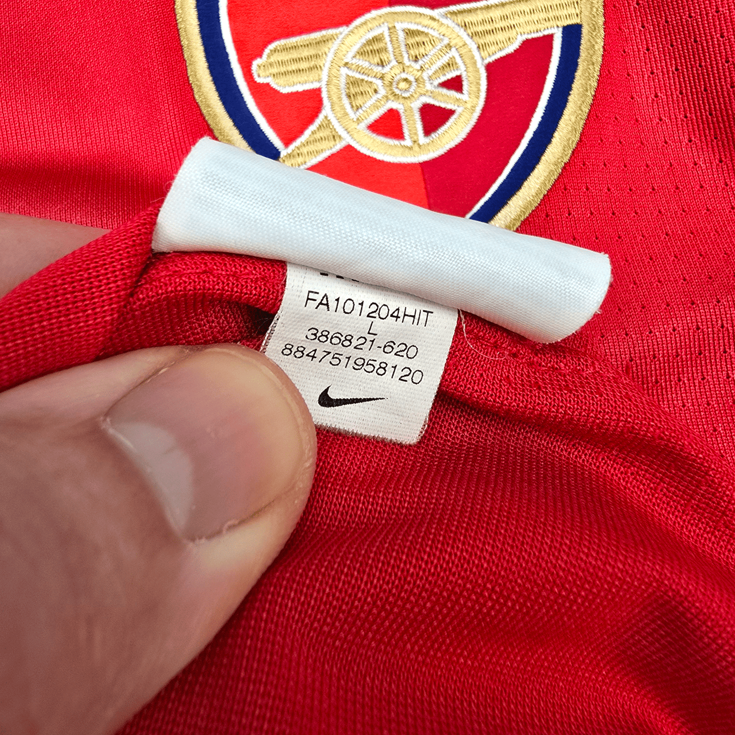 2010/11 Arsenal Home Football Shirt (L) Nike #7 Rosicky