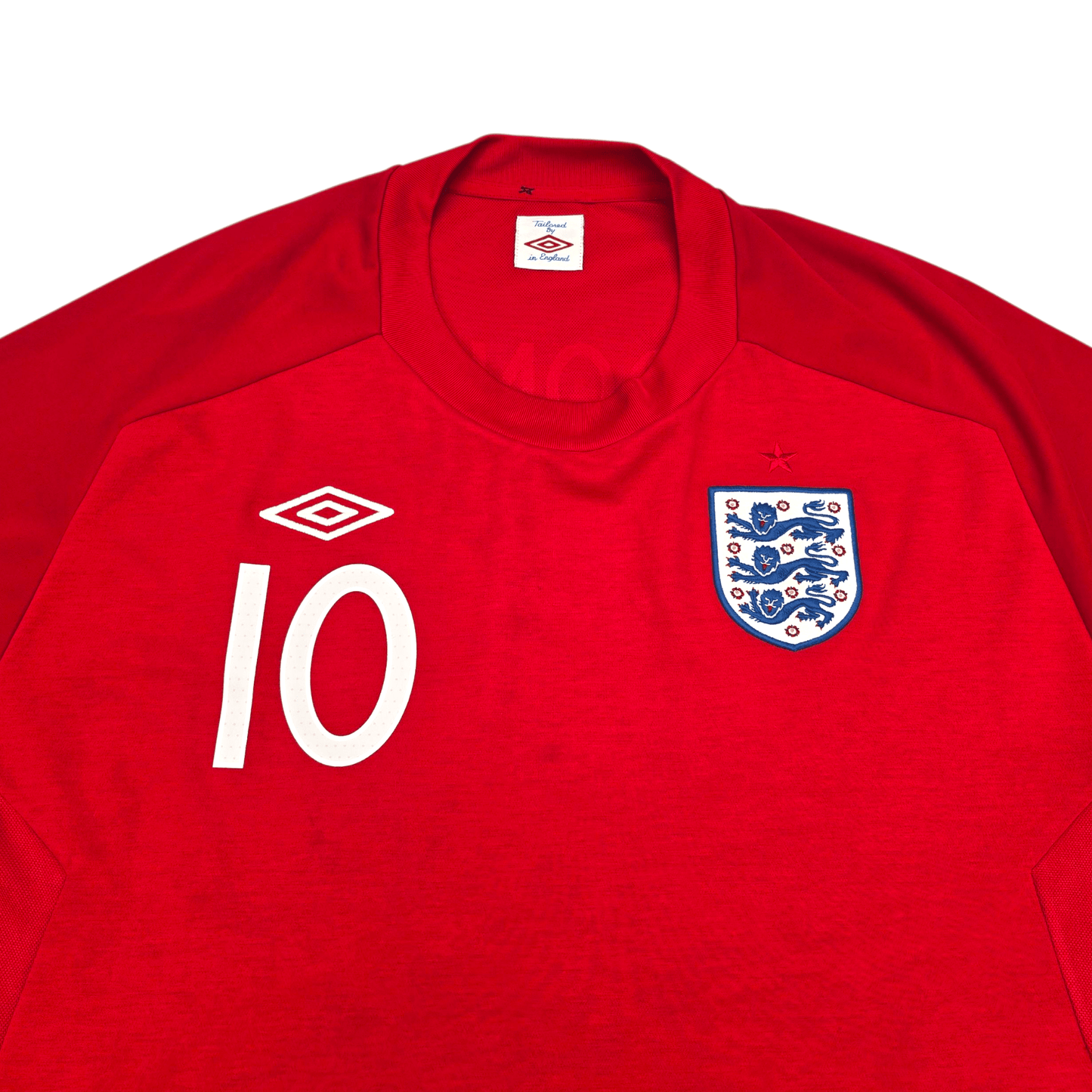 2010/11 England Away Football Shirt (2XL) Umbro #10 Rooney