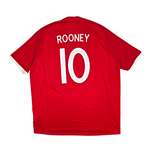 2010/11 England Away Football Shirt (2XL) Umbro #10 Rooney