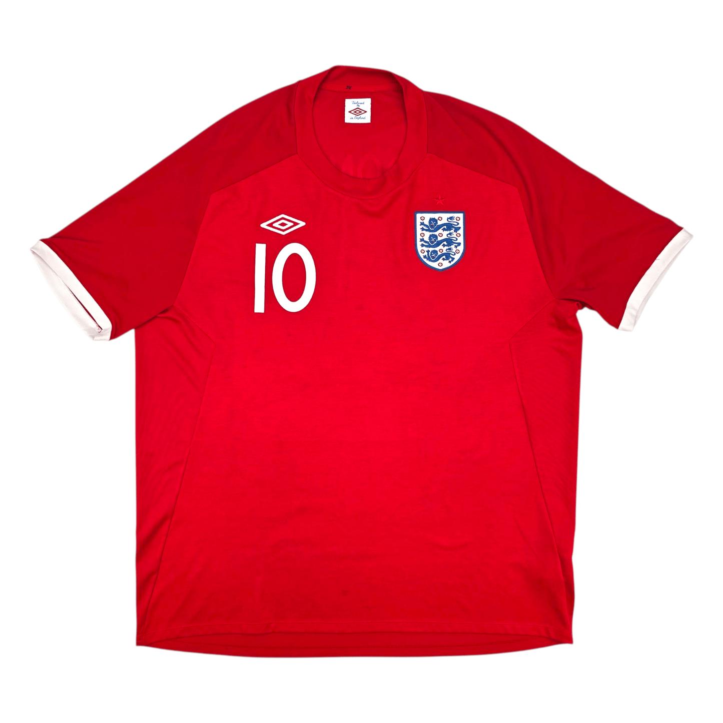 2010/11 England Away Football Shirt (2XL) Umbro #10 Rooney