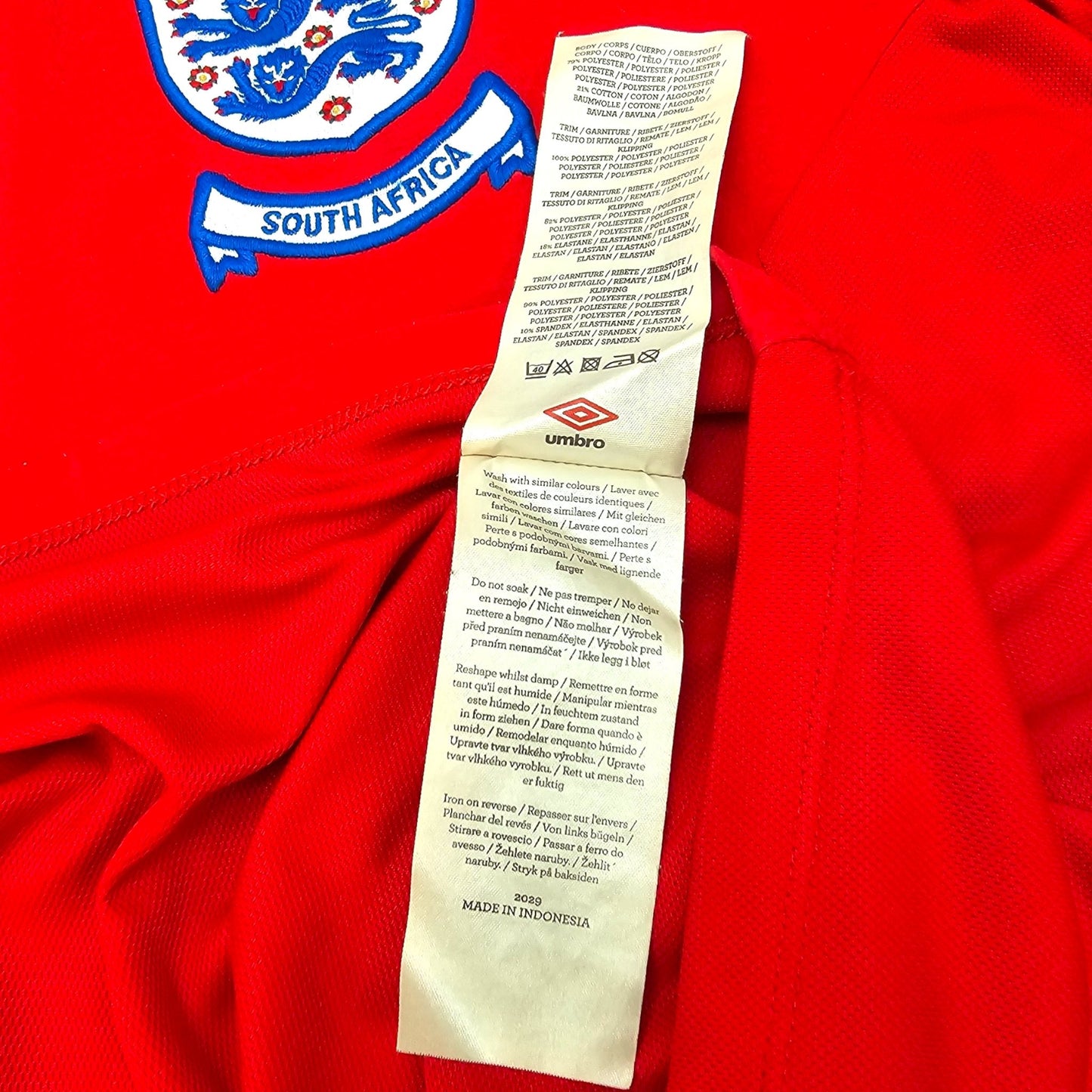 2010/11 England Away Football Shirt (M) Umbro