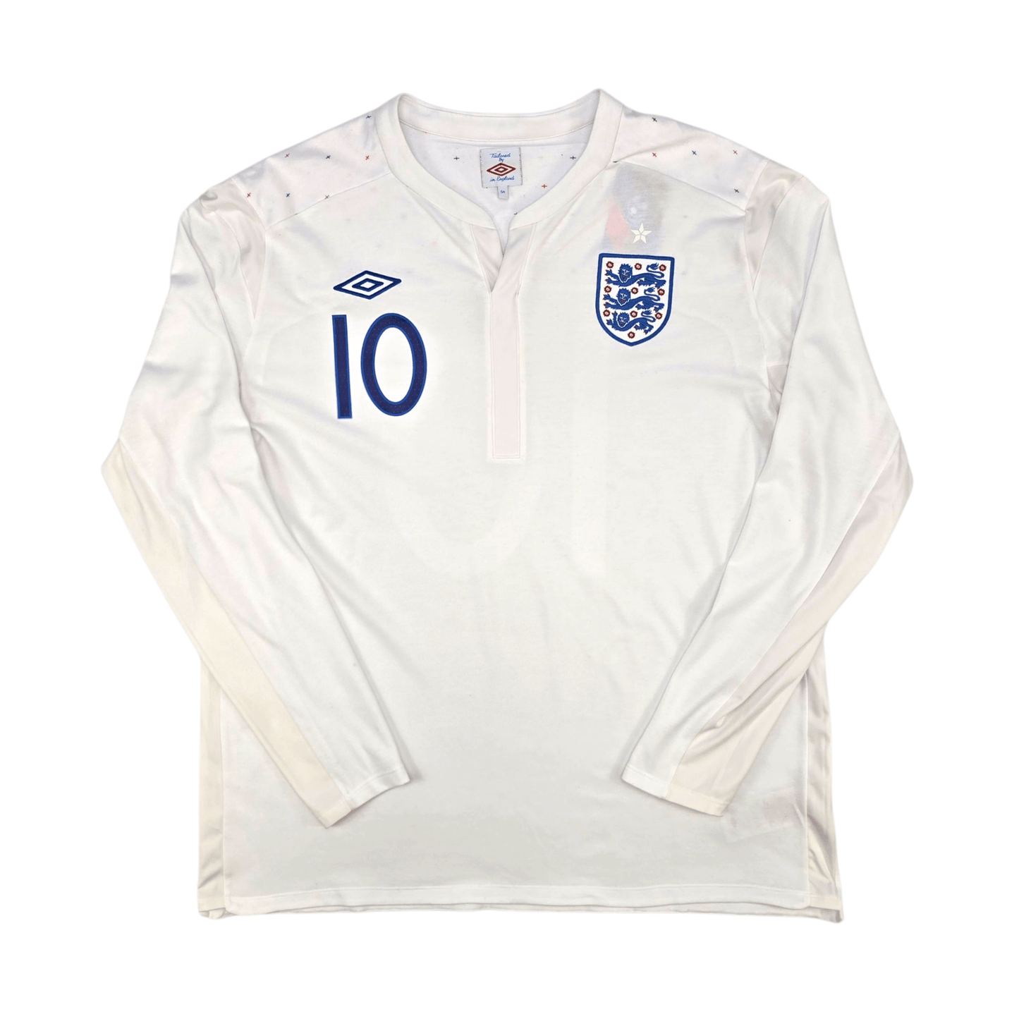 2010/11 England Home Football Shirt (2XL) Umbro #10 Rooney