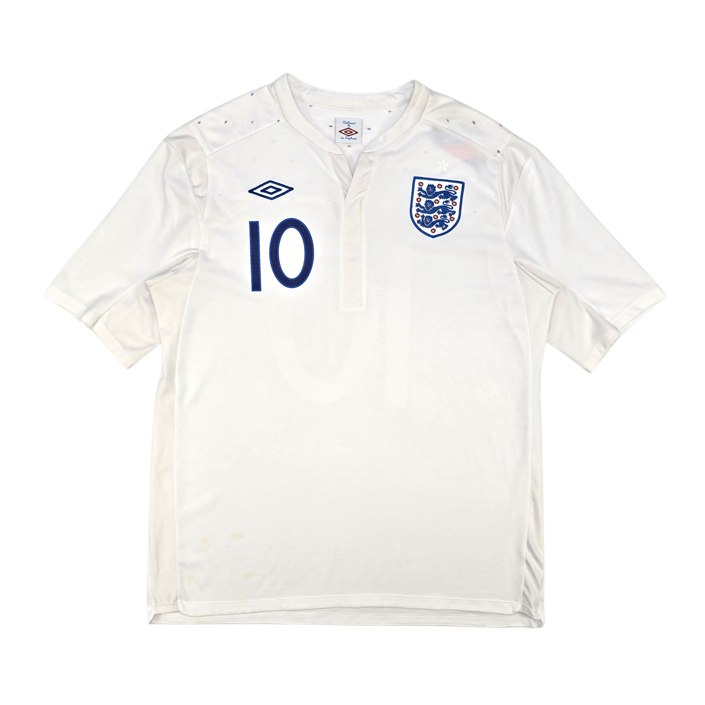 2010/11 England Home Football Shirt (XL) Umbro #10 Rooney