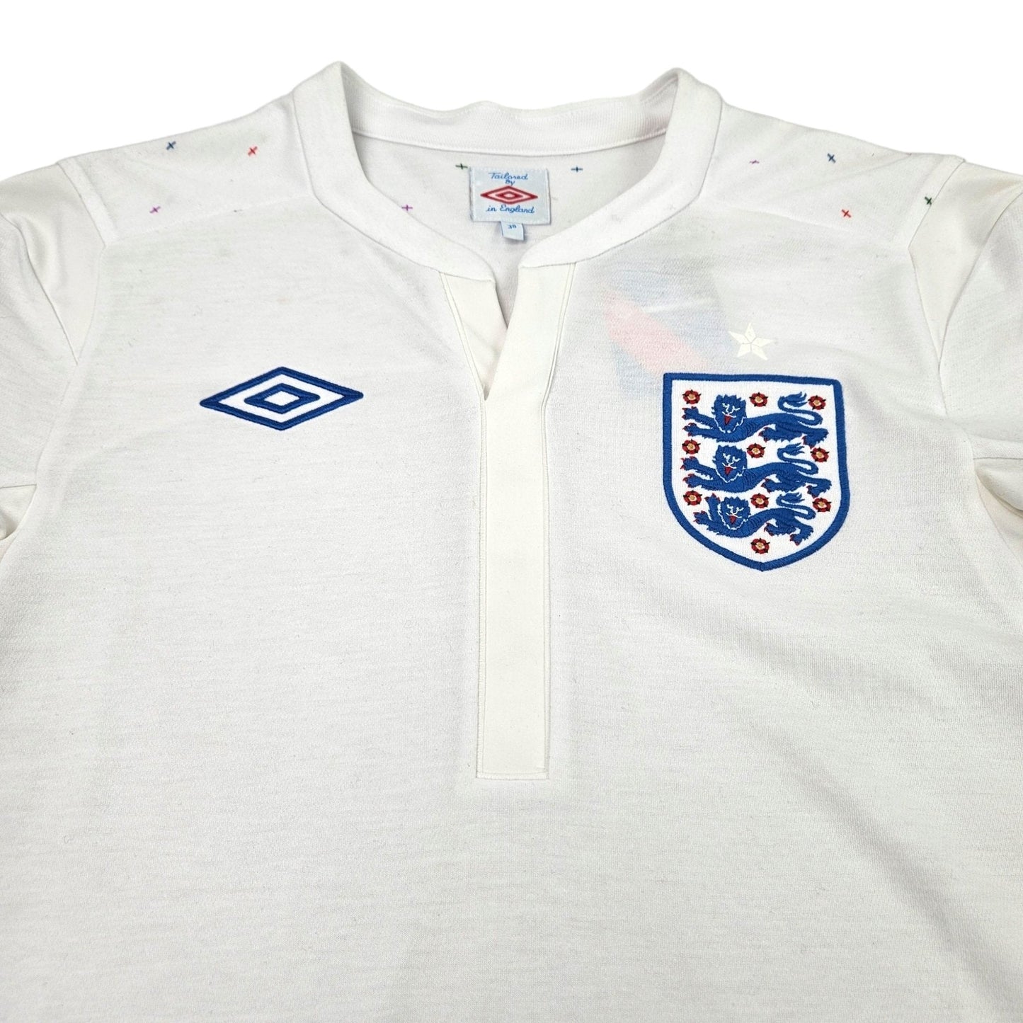 2010/12 England Home Football Shirt (M) Umbro