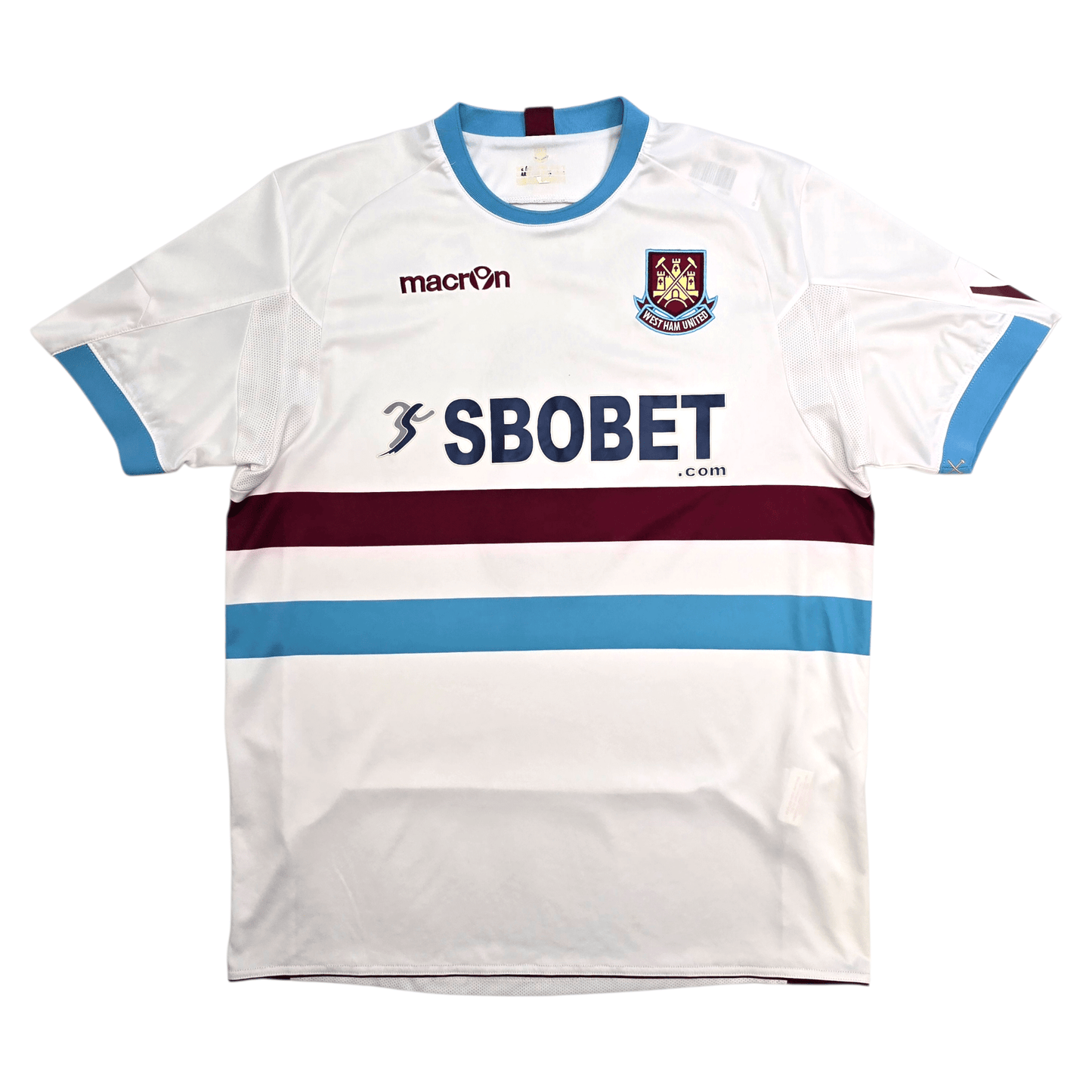 2010/12 West Ham United Away Football Shirt (XL) Macron #8 Parker