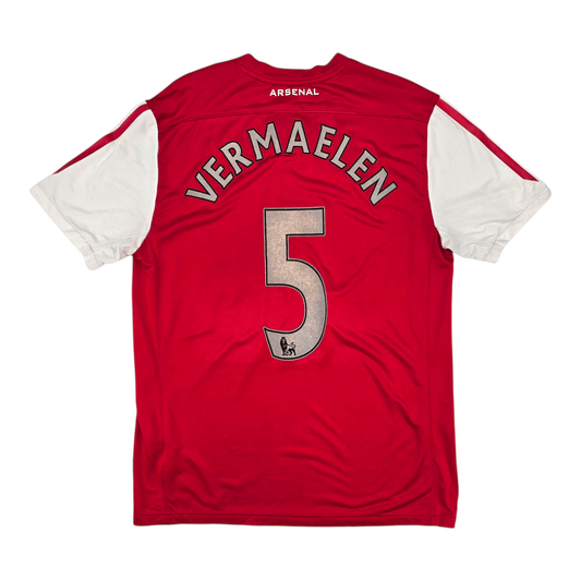2011/12 Arsenal Home Football Shirt (L) Nike #5 Vermaelen