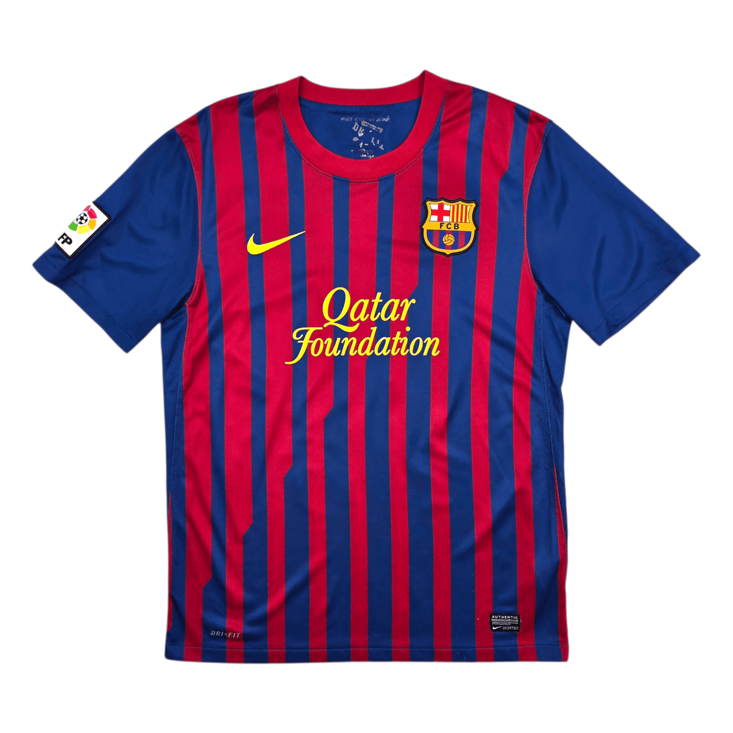 2011/12 Barcelona Home Football Shirt (M) Nike #8 A.Iniesta