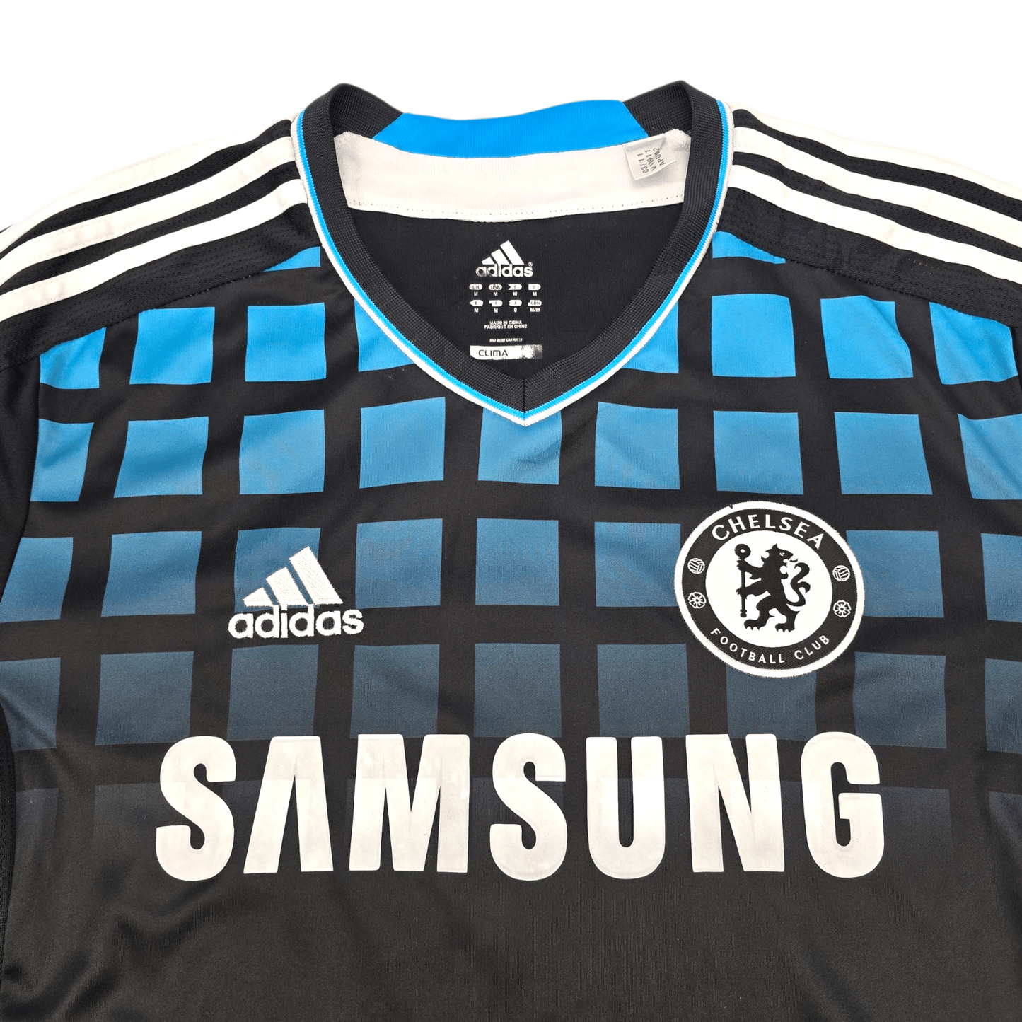 2011/12 Chelsea Away Football Shirt (M) Adidas #15 Malouda