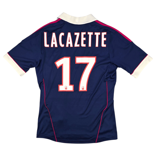 2011/12 Olympique Lyonnais Away Football Shirt (S) Adidas #17 Lacazette