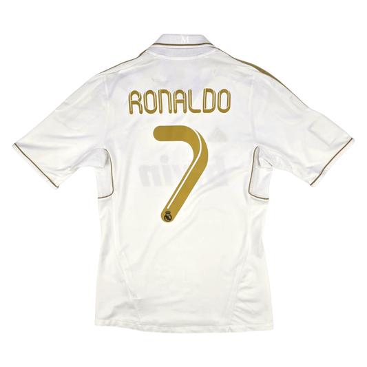 2011/12 Real Madrid Home Football Shirt (S) Adidas #7 Ronaldo