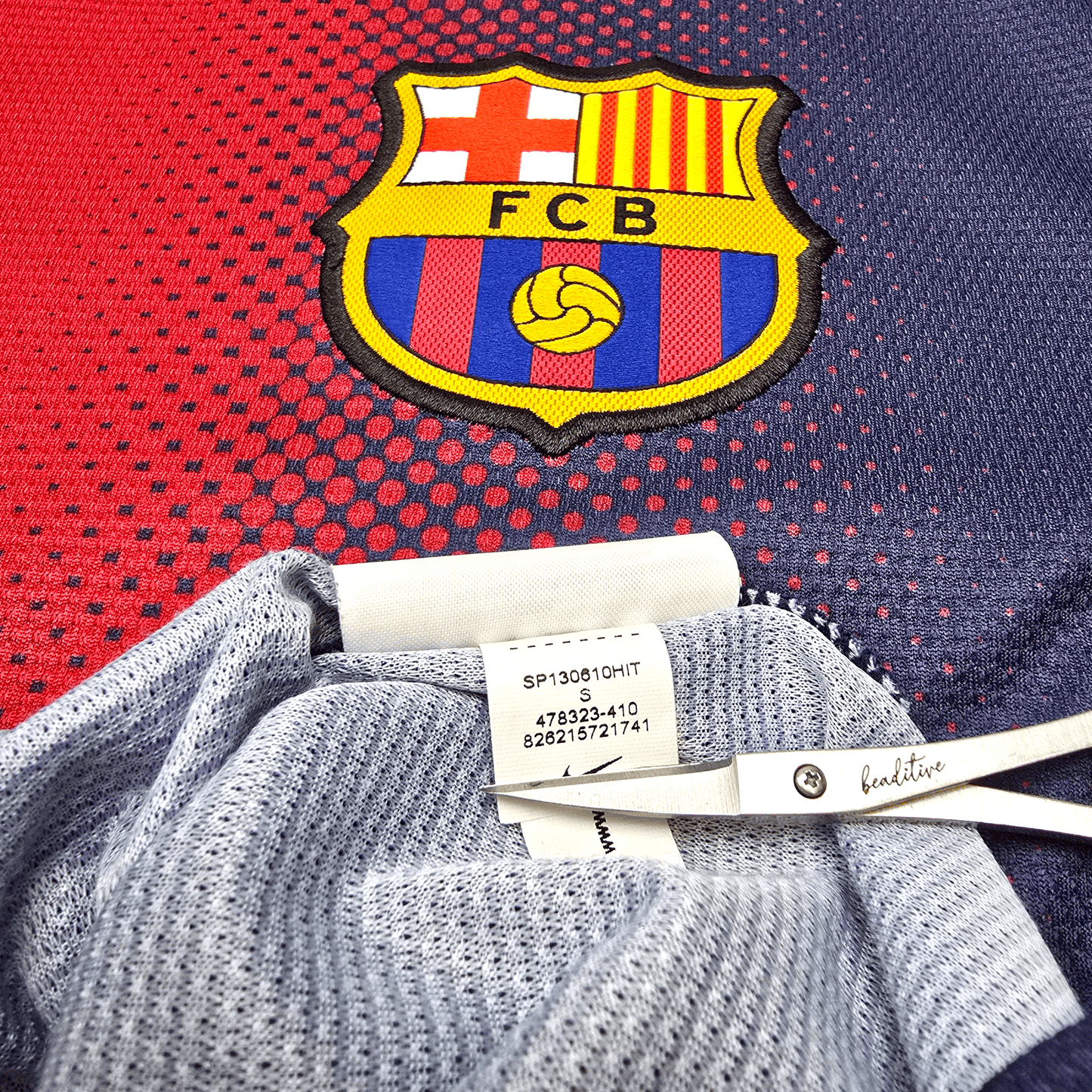 2012/13 Barcelona Home Football Shirt (S) Nike #10 Messi