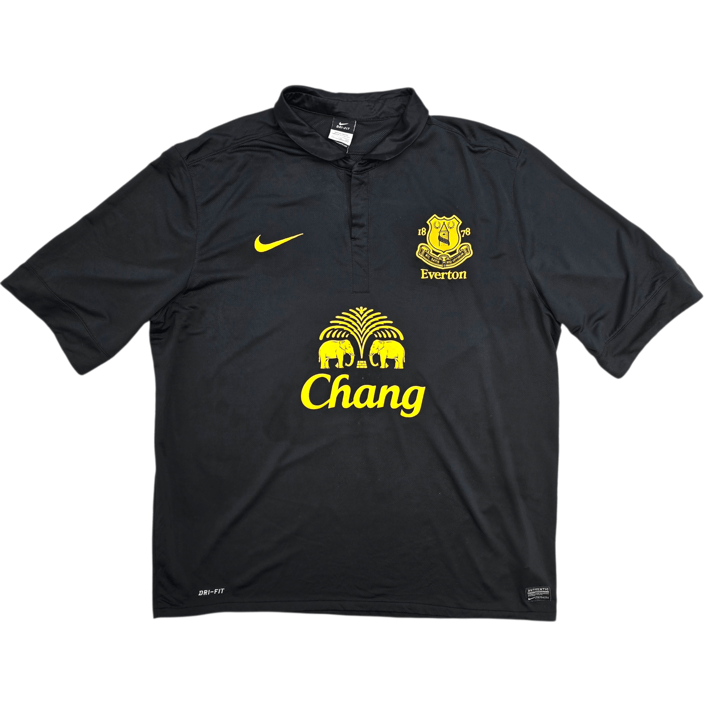 2012/13 Everton Away Football Shirt (2XL) Nike #3 Baines