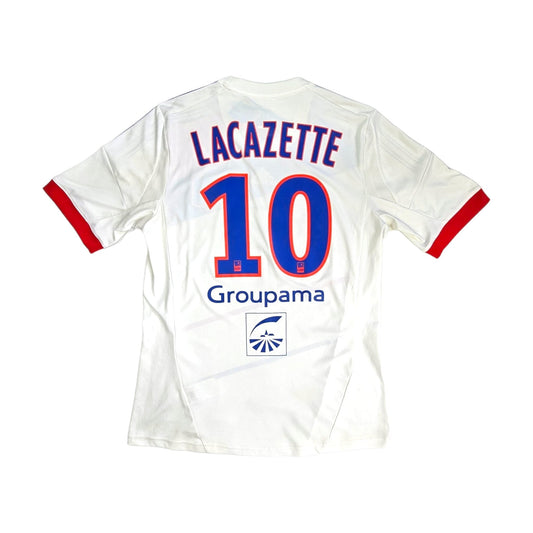 2012/13 Olympique Lyonnais Home Football Shirt (M) Adidas #10 Lacazette