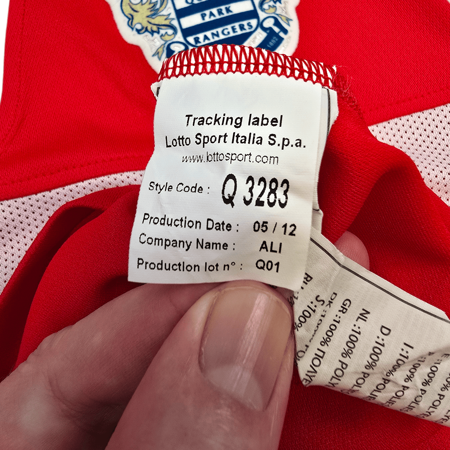 2012/13 Queens Park Rangers Away Football Shirt (L) Lotto #18 Remy (BNWTs)