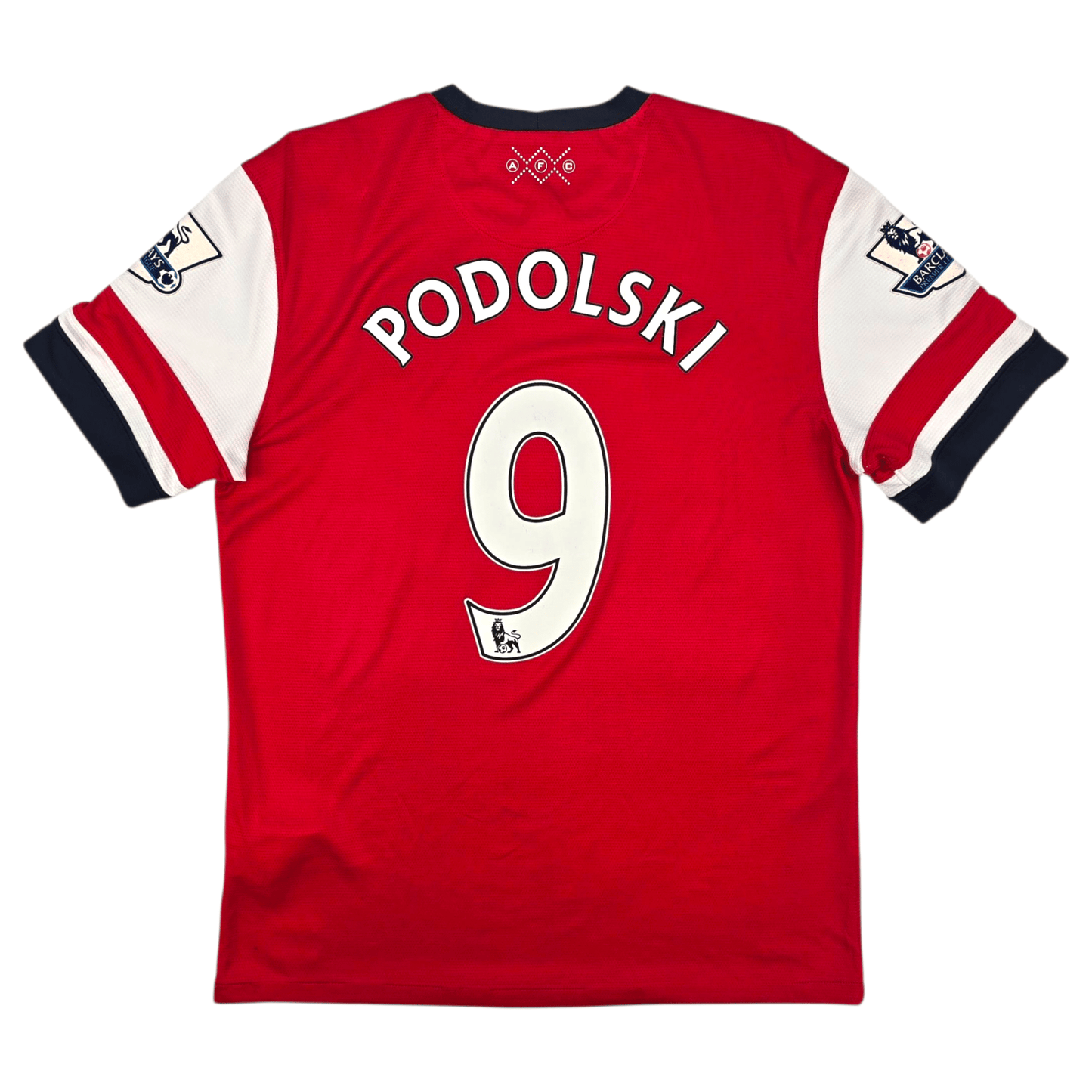 2012/14 Arsenal Home Football Shirt (M) Nike #9 Podolski