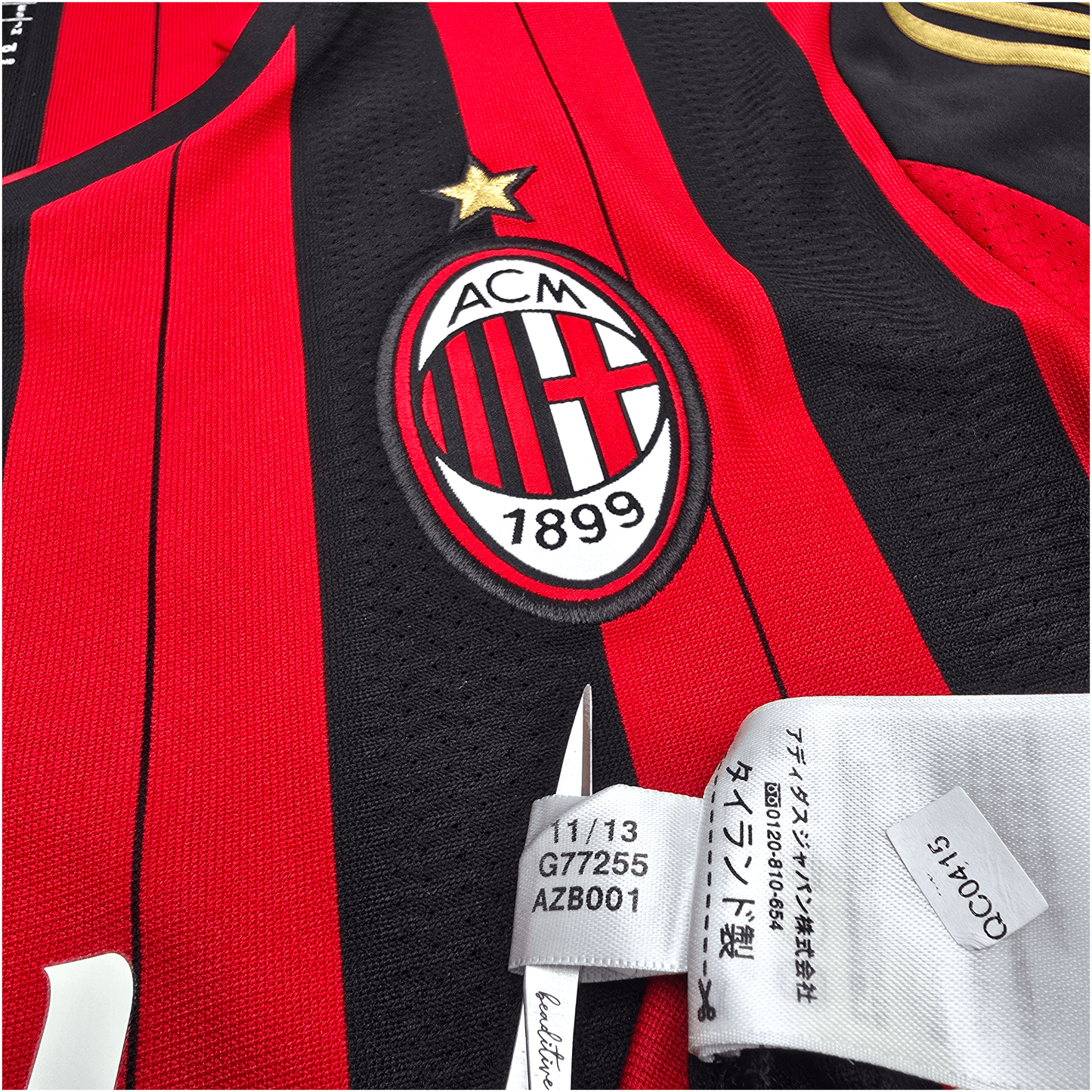 2013/14 AC Milan Home Football Shirt (S) Adidas #23 Taarabt