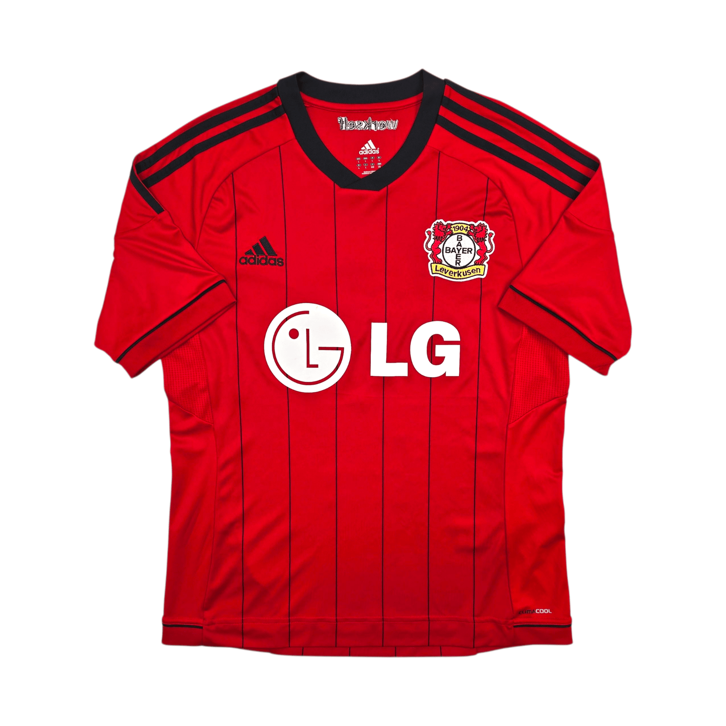 2013/14 Bayer Leverkusen Away Football Shirt (L) Adidas #7 Son
