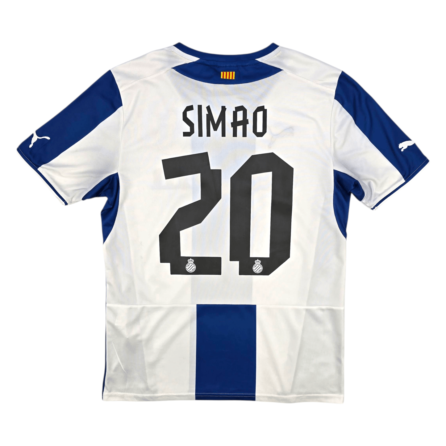 2013/14 Espanyol Home Football Shirt (M) Puma #20 Simao