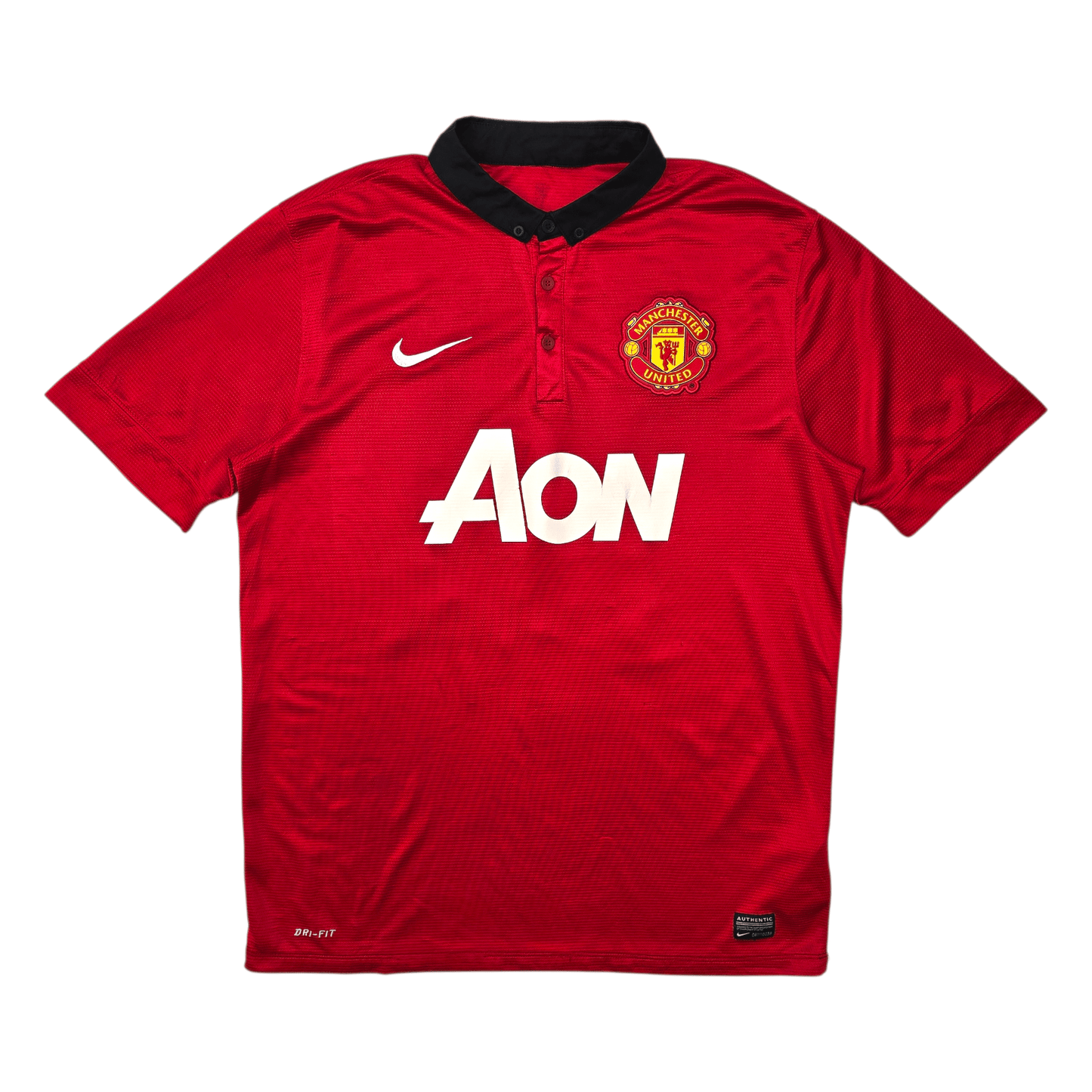 2013/14 Manchester United Home Football Shirt (L) Nike #10 Rooney