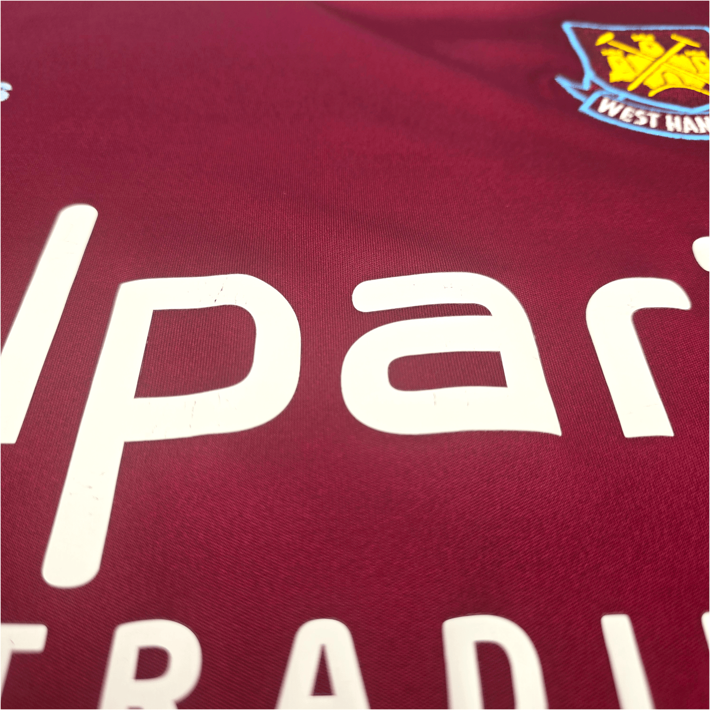 2013/14 West Ham United Home Football Shirt (XL) Adidas #4 Nolan